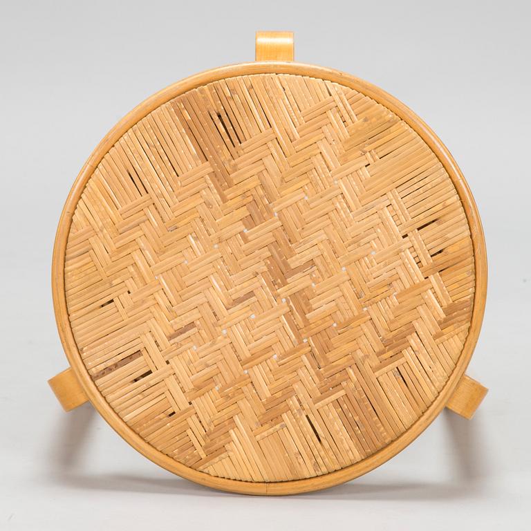 Alvar Aalto, a mid-20th-century 'V63' stool for O.Y. Huonekalu-ja Rakennustyötehdas A.B.