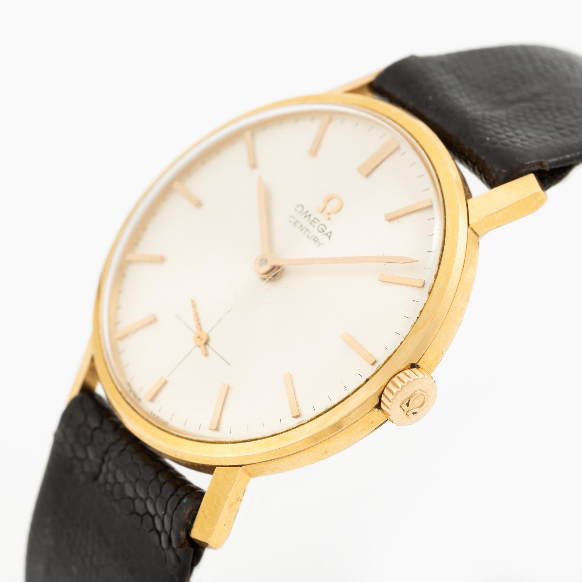 Omega, Century, wristwatch, 34 mm.