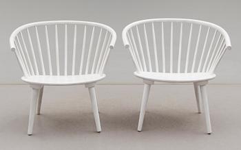 KARMSTOLAR, 1 par, "Eker", Gillis Lundgren, IKEA, 1960-tal.