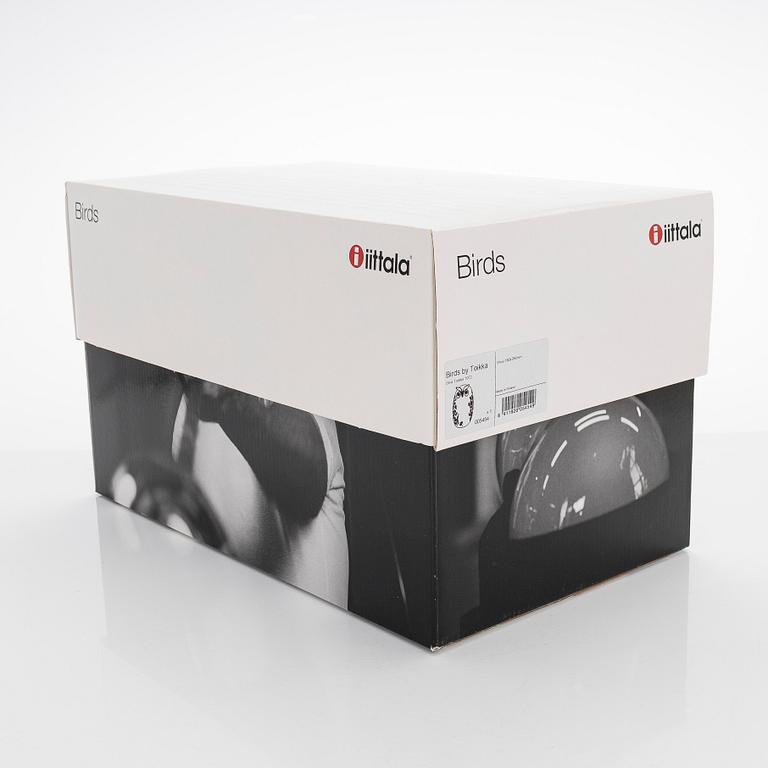 Oiva Toikka, A glass bird, 'Uhuu', signed O. Toikka Nuutajärvi.