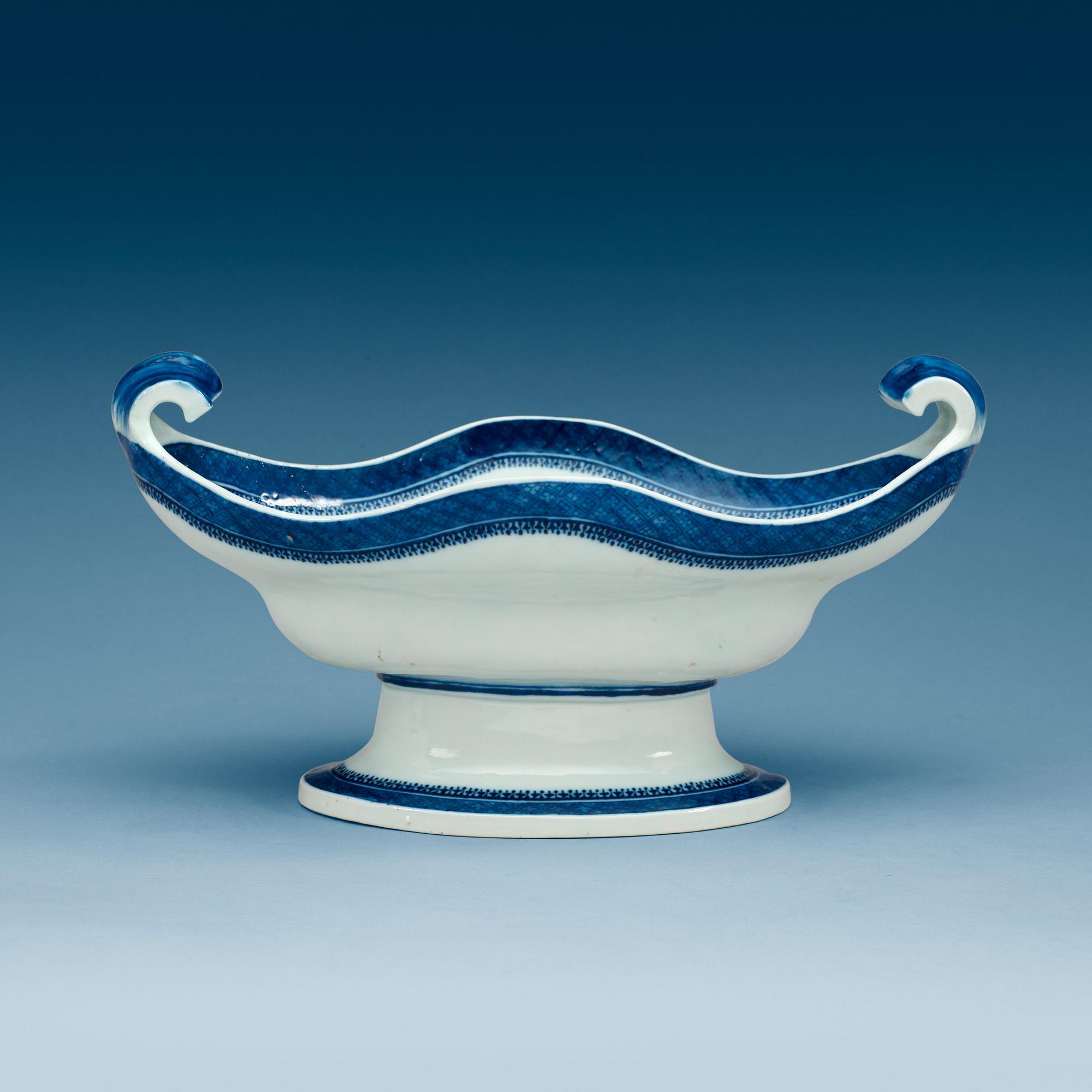 JARDINIÈRE, kompaniporslin. Qing dynastin, Jiaqing (1796-1820).