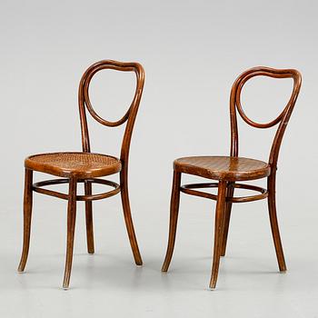 STOLAR, 2 st, Thonet, Wien, tidigt 1900-tal.