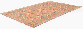 A semi-antique Spanish carpet, possibly Madrid, c 298 x 193 cm.