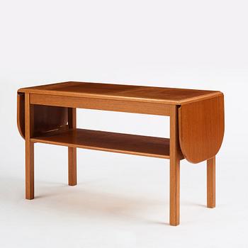 Josef Frank, a mahogany drop leaf table, Svenskt Tenn Sweden 1950s-1960s, model nr 1059.