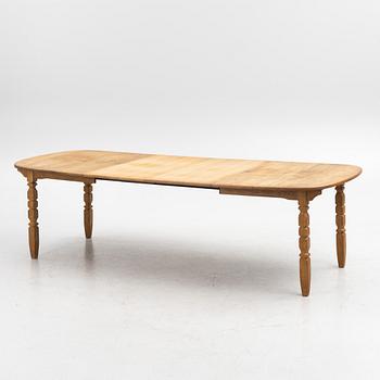 An oak dining table, C.J. Rosengaarden, 1960's.