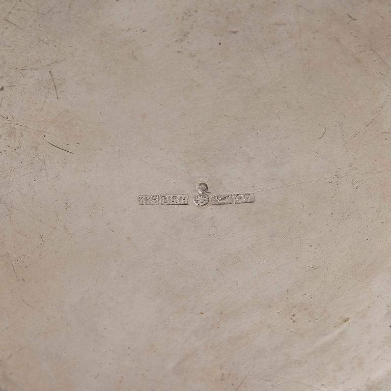 A silver beaker, presumably India, Finnish control marks, Helsinki 1969.