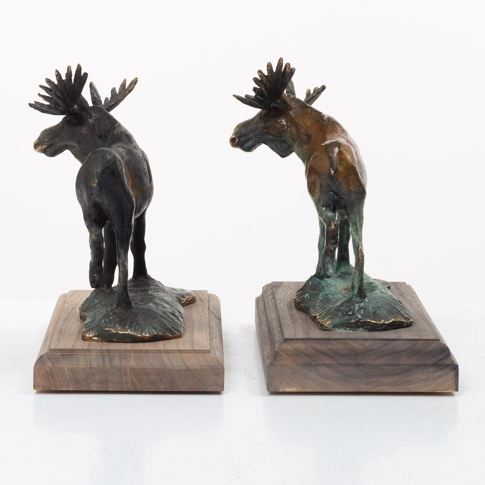 Torbjörn Forsberg, Moose bulls, 2 pcs.