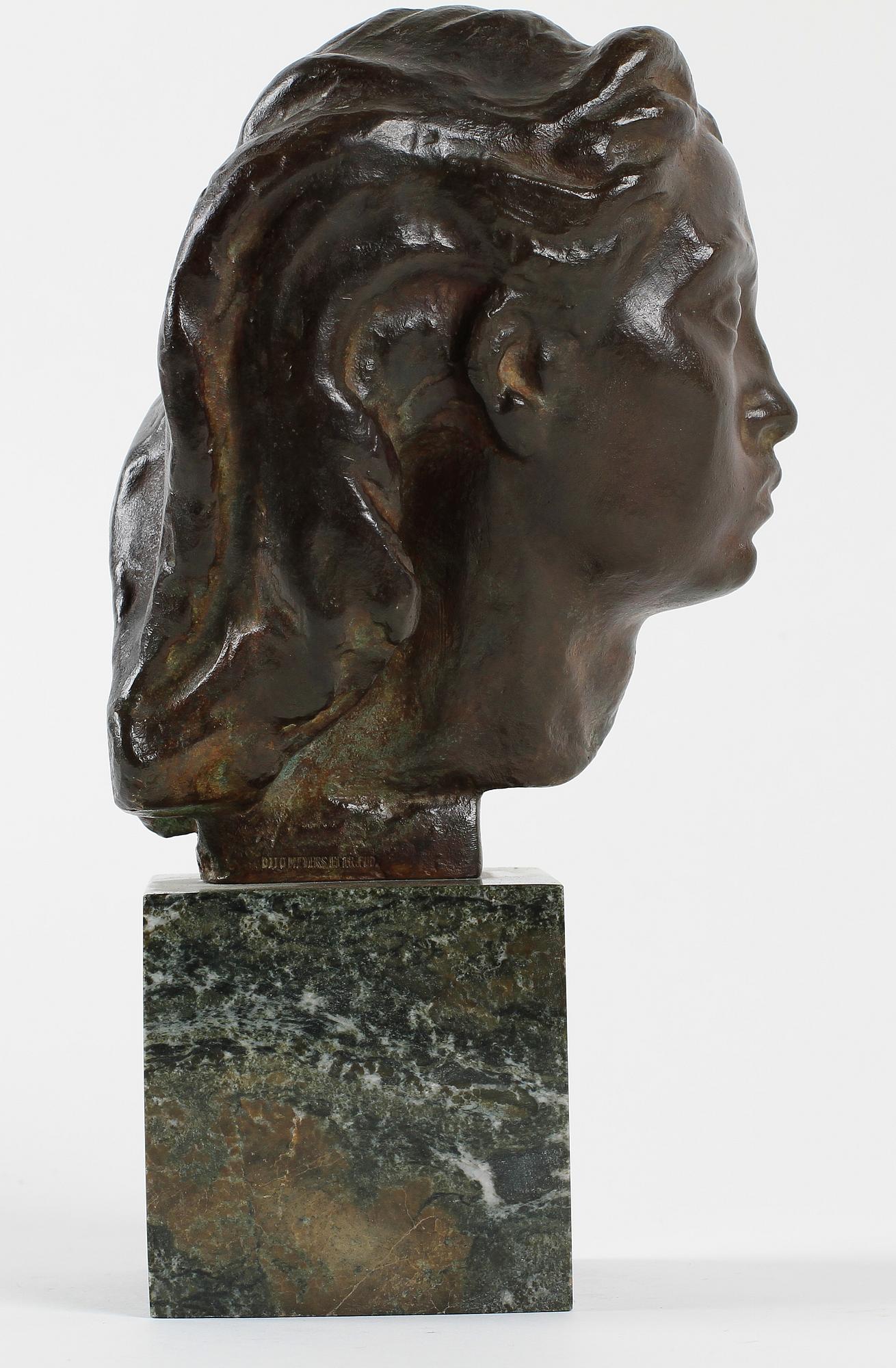 JOHN LUNDQVIST, skulptur, brons. Sign.