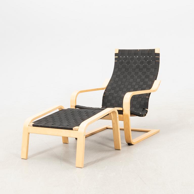 Noborn Nakamura, armchair with footstool "Poäng", IKEA, 1999.