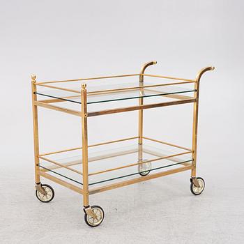 A serving trolley, later part of the 20th century.