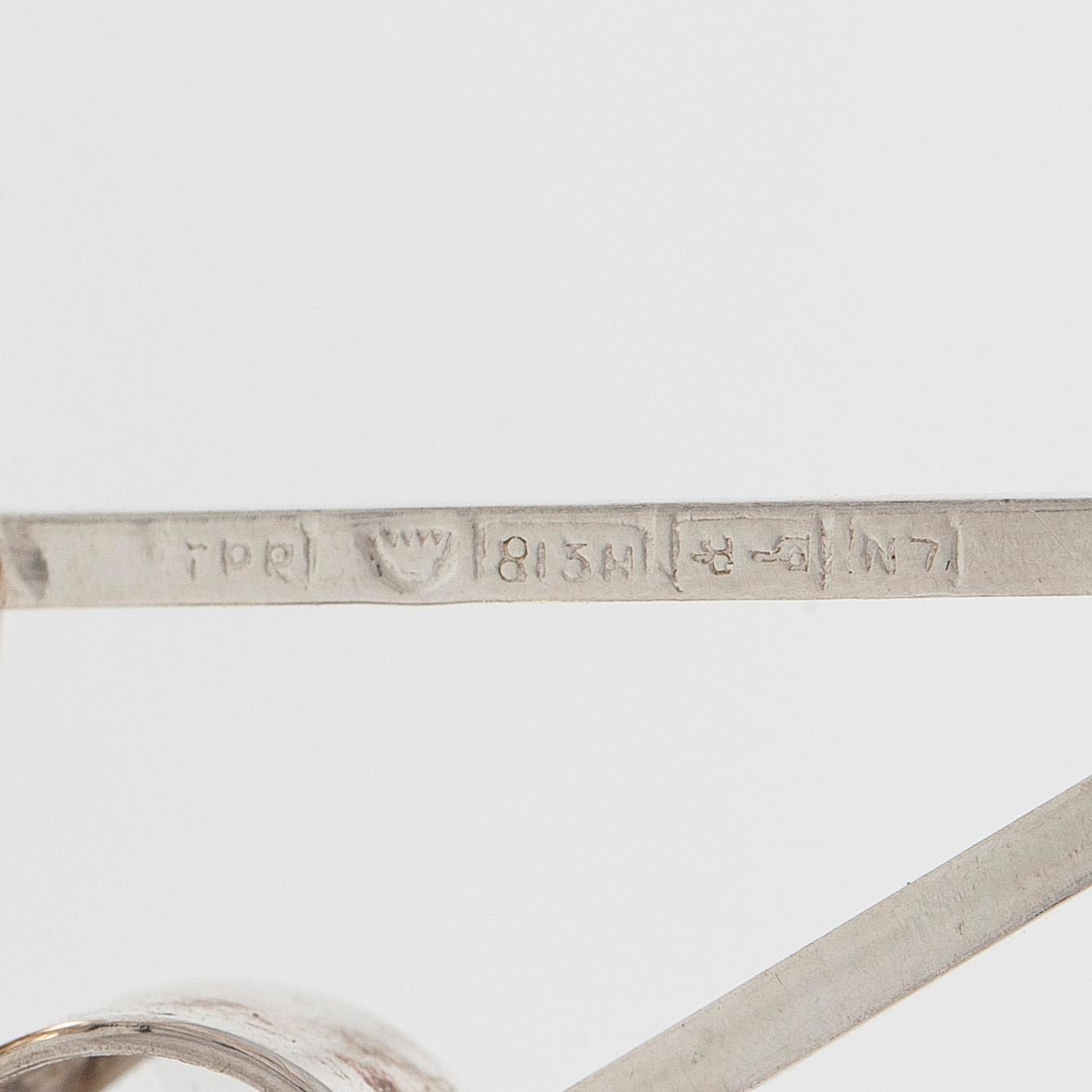 Tuomo Rissanen, halssmycke, bergskristall, silver, Kuopio 1966.