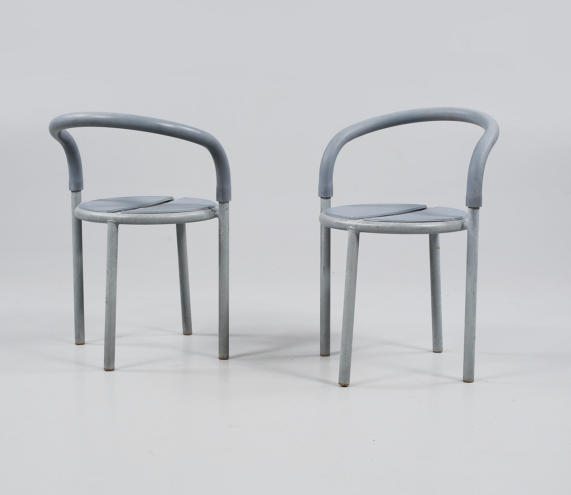 TRÄDGÅRDSGRUPP, 5 delar, "Café", Niels Gammelgaard & Lars Mathiesen, Fritz Hansen, formgiven 1980.