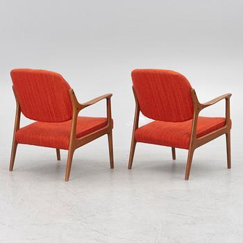 Inge Andersson, armchairs, a pair, "Domus", Bröderna Andersson, 1960s.