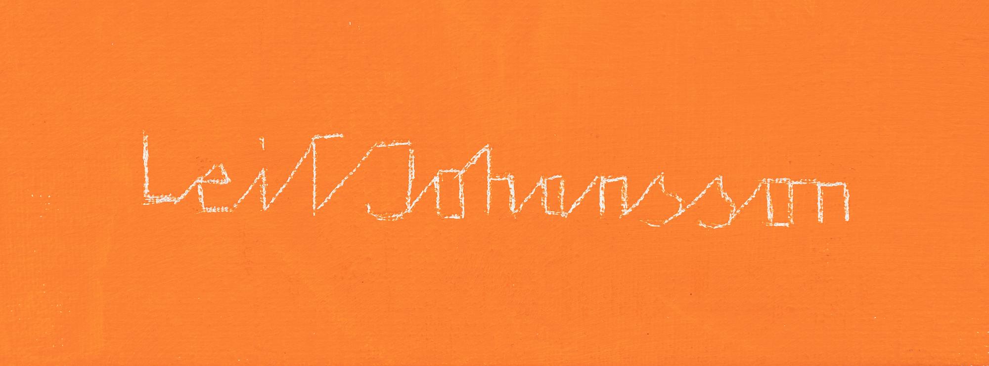 Leif Johansson, "Den blå rektangeln".