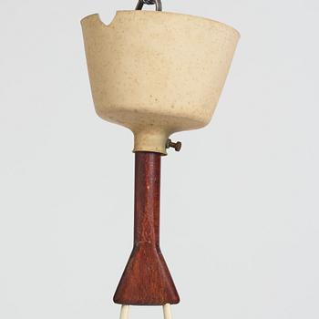 Hans-Agne Jakobsson, taklampa, "S-609" Hans-Agne Jakobsson AB, Åhus, 1950-tal.