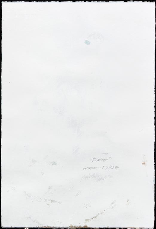 Jorge Castillo, a signed and dated water colour.