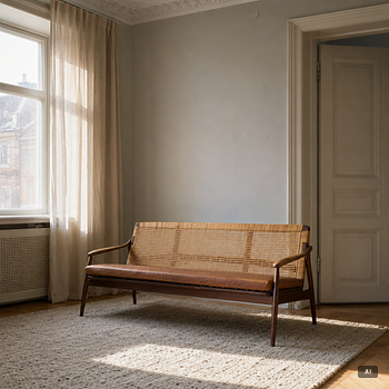 Hartmut Lohmeyer, sofa, Wilkhahn, Germany, 1950s.