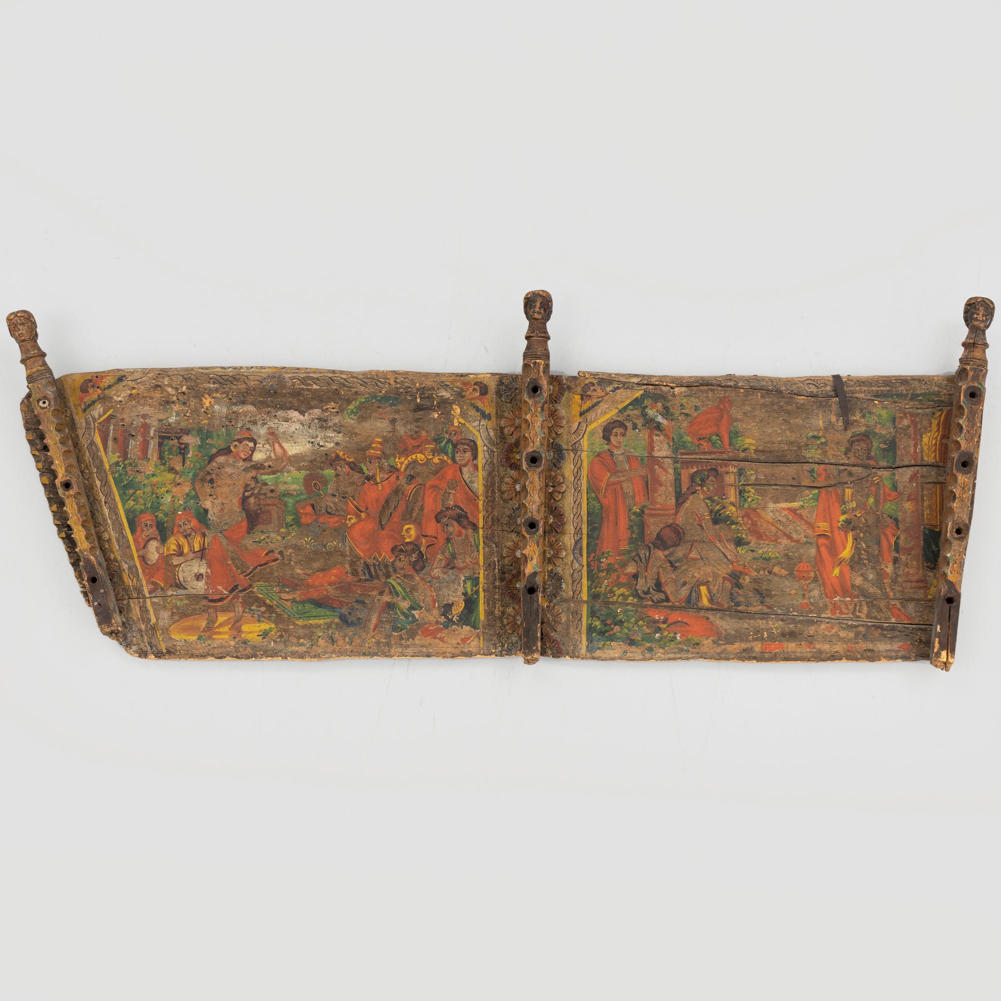 Del av vagn, troligtvis Östeuropa, 1700-tal.