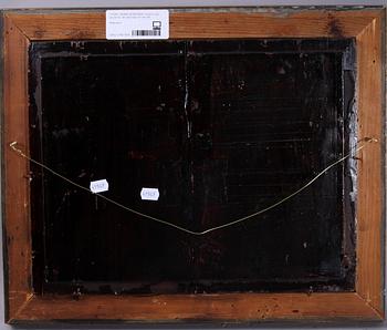 OKÄND KONSTNÄR, olja på pannå, bär otydl sign och dat -86, Holland.