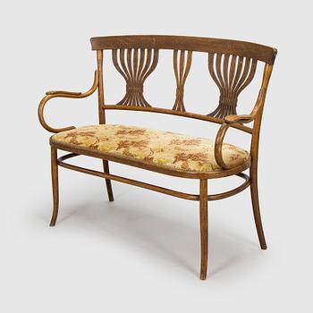 Early 20th century suite of furniture, 7 pieces, Fischer, Austria.