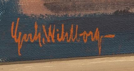GERHARD WIHLBORG, a signed oil on canvas.