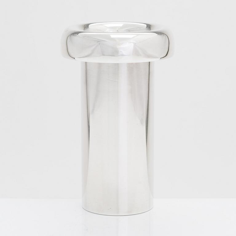 Tapio Wirkkala, a 'Growth' sterling silver vase, Kultakeskus Oy, Hämeenlinna 1990.
