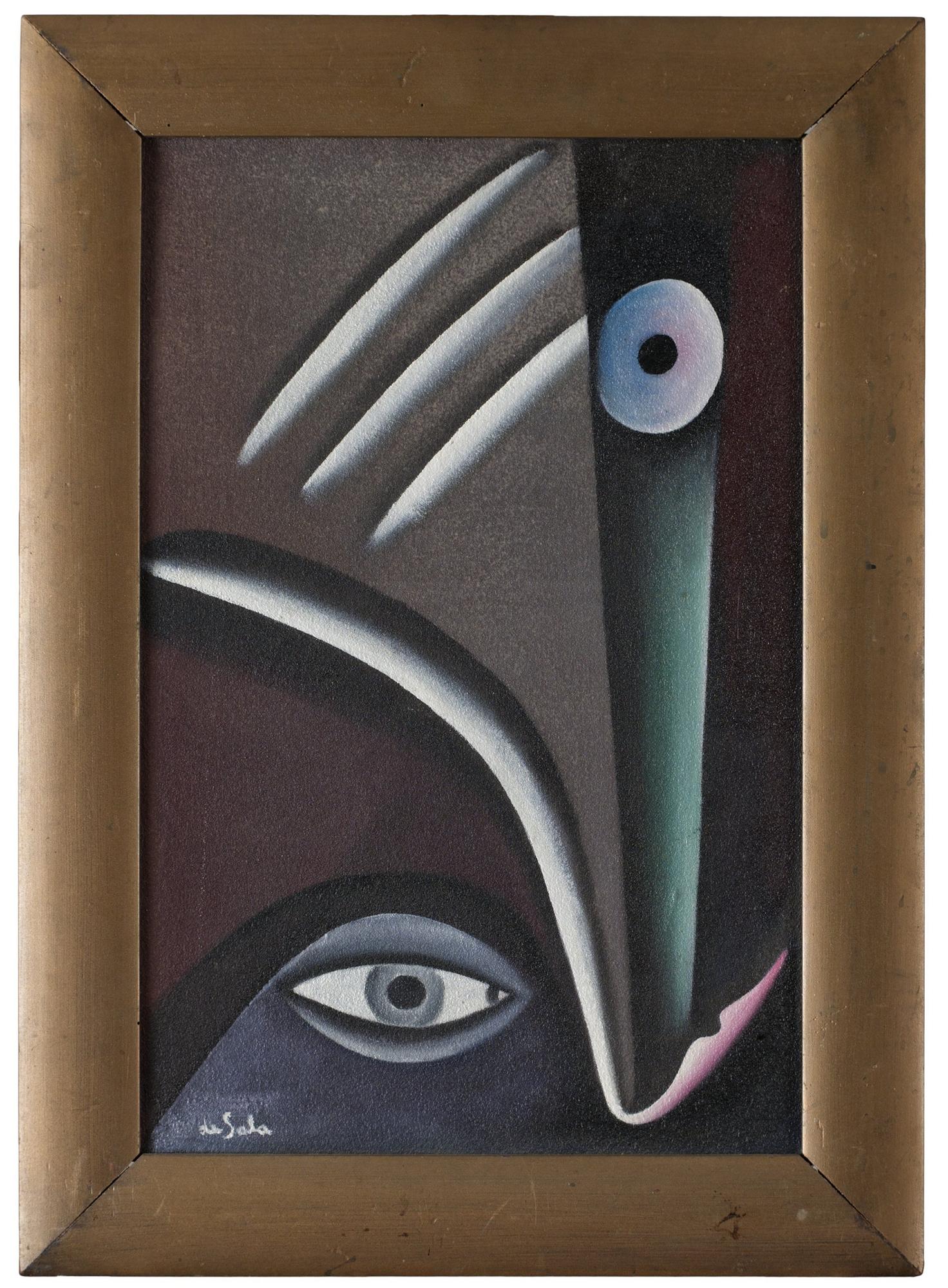 EUGÉNE DE SALA, olja på pannå, sign, 1928.