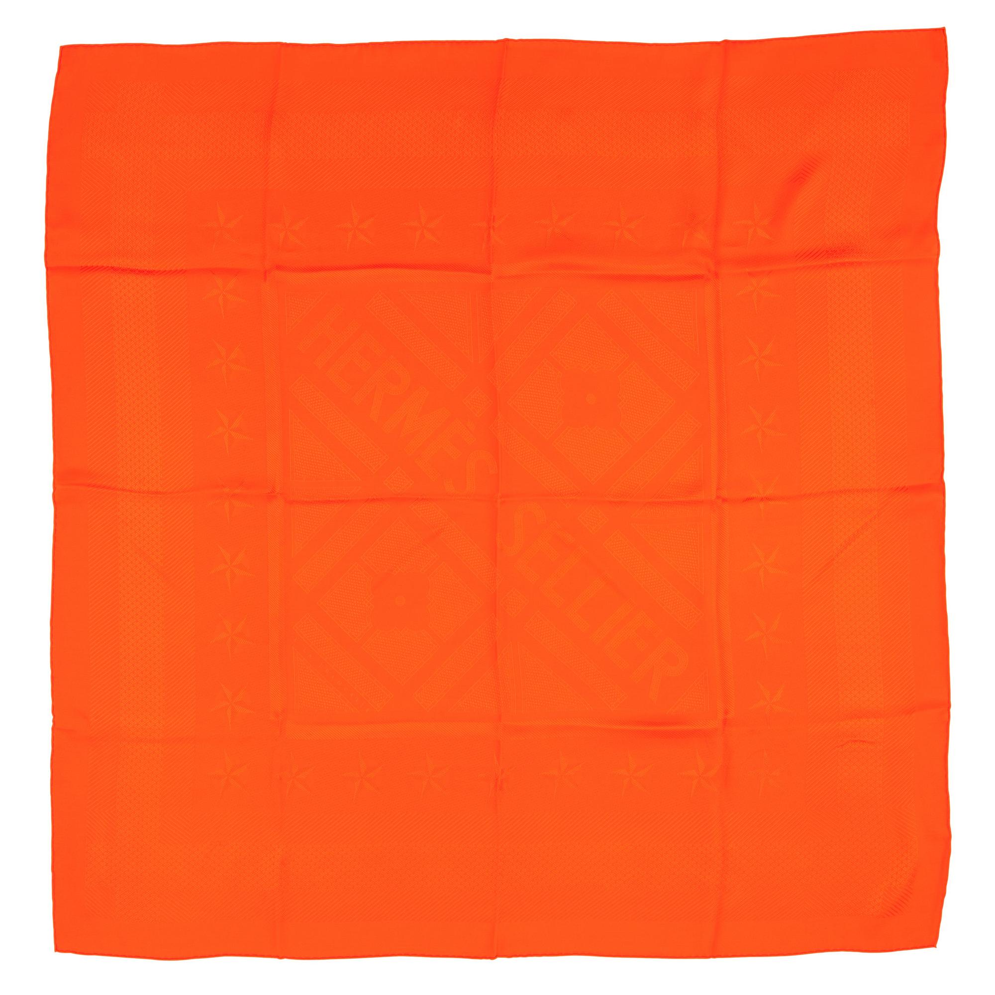 HERMÈS, a silk scarf, "Hermès Sellier".