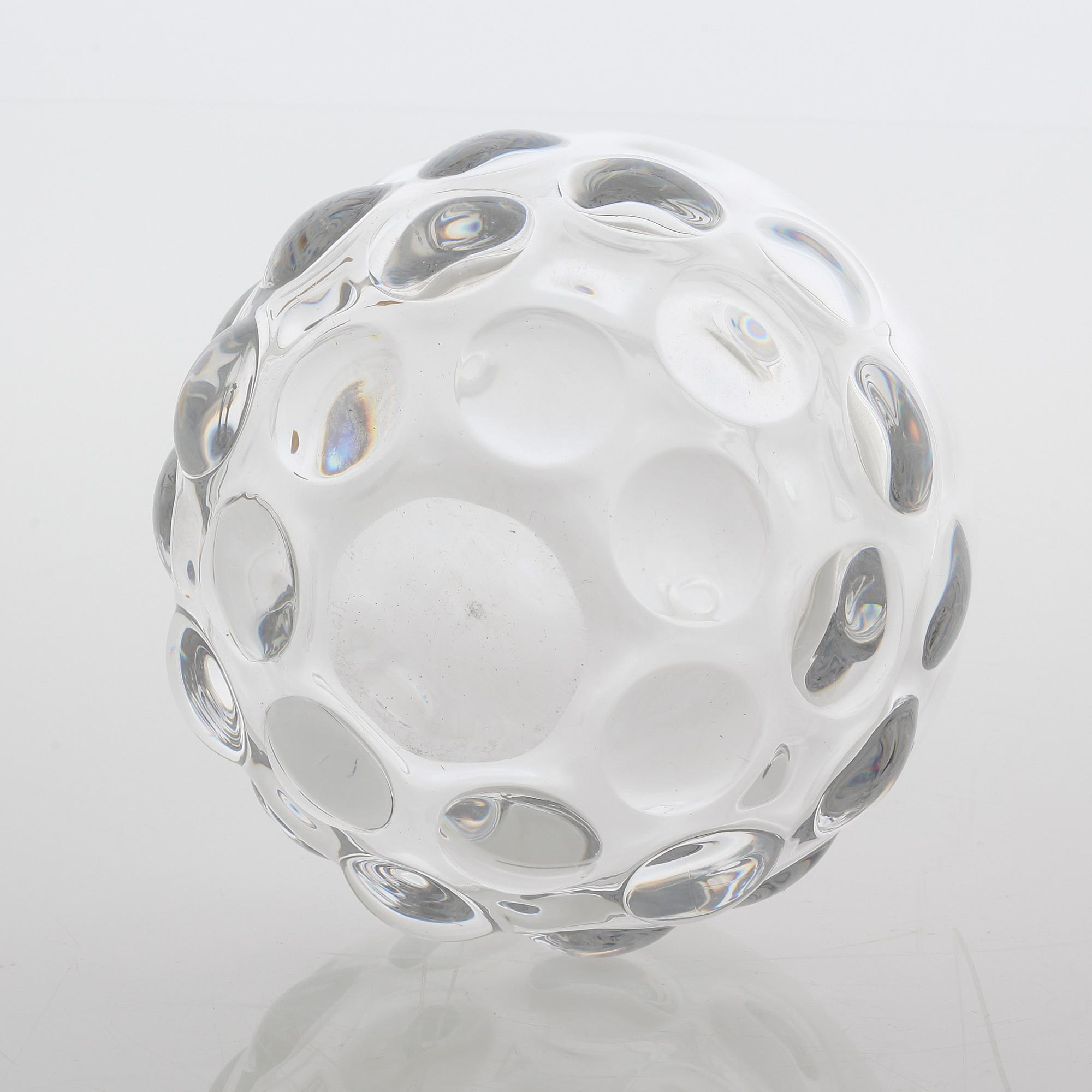 SVEN PALMQVIST, glas, vas Orrefors, omkring 1900-talets mitt.