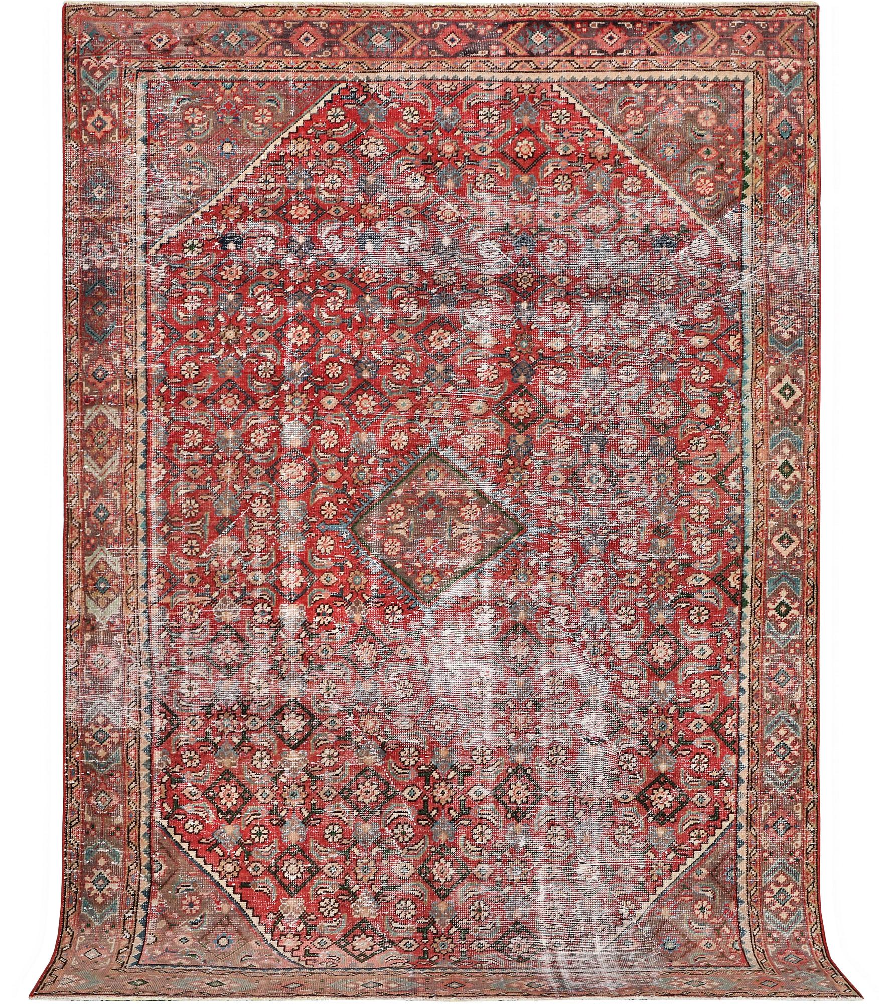 Matta, persisk, vintage design, ca. 289 x 190 cm.