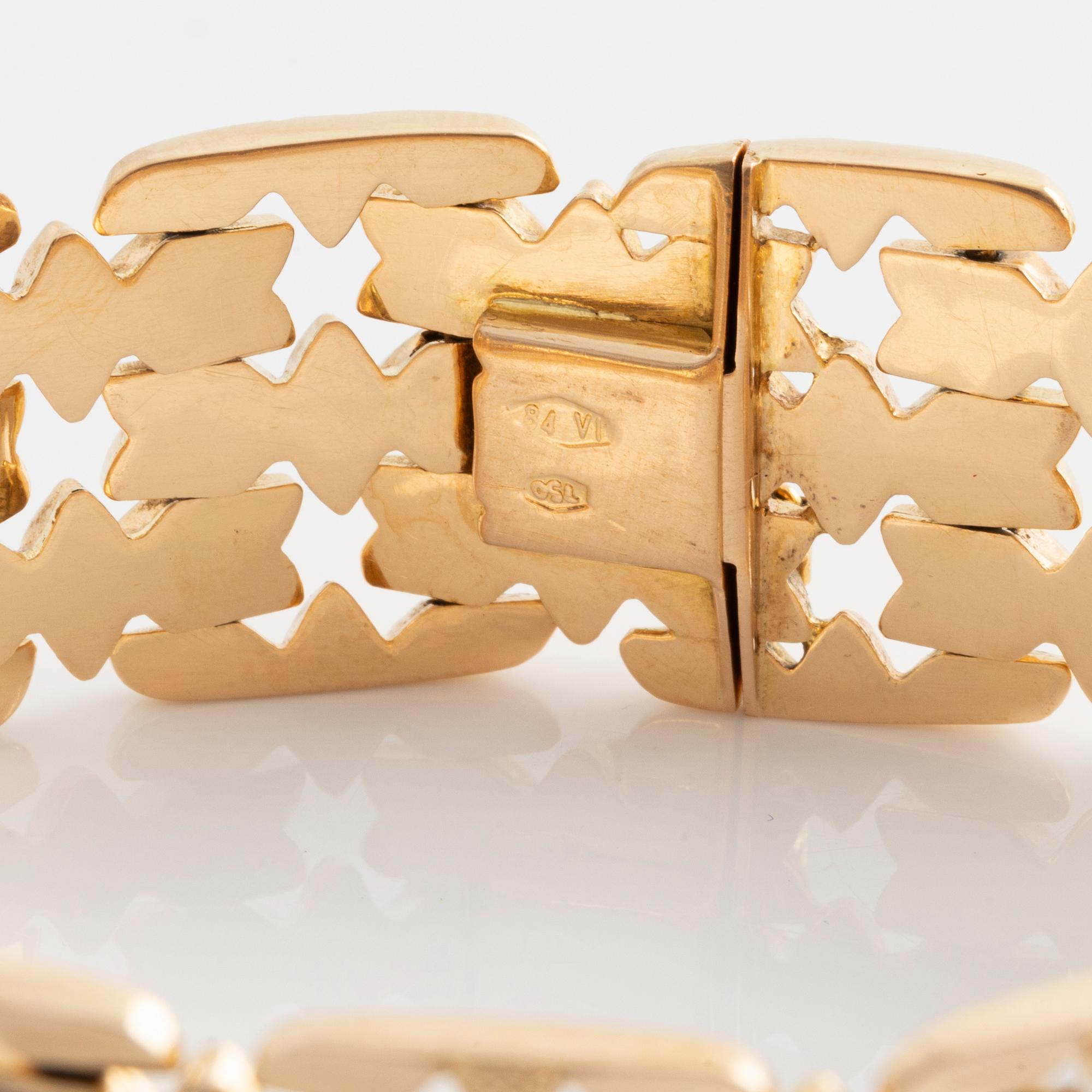 Bracelet 18K gold.