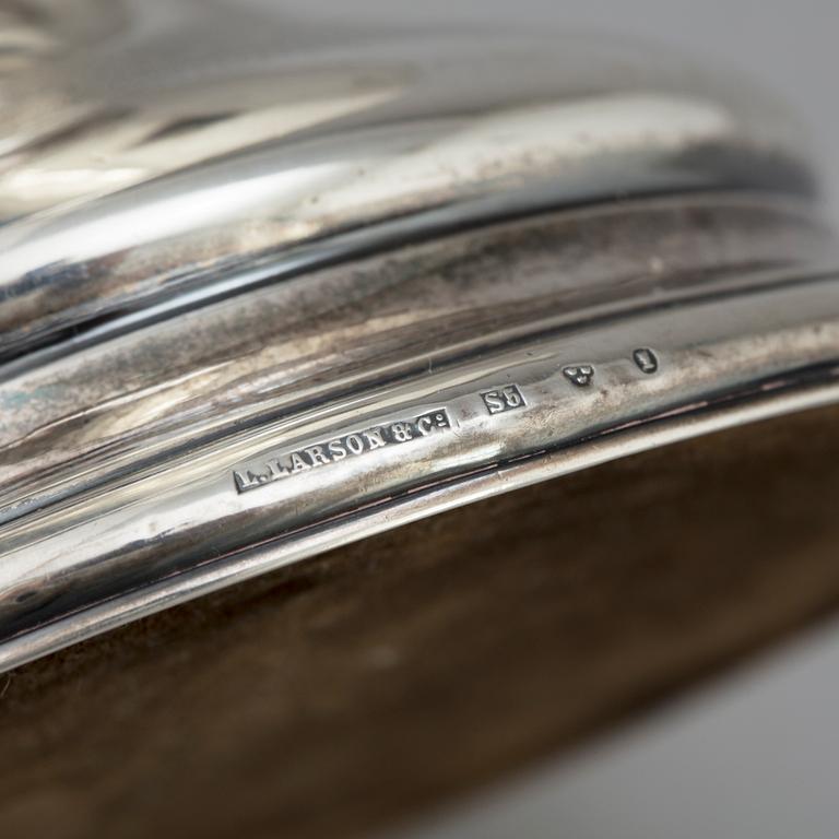 A silver bowl, Lars Larson & Co, Stockholm 1872.