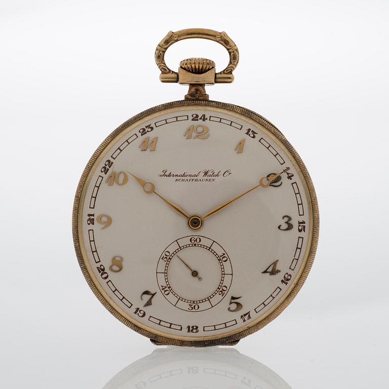 IWC, taskukello, 14K kultaa, 48 mm.