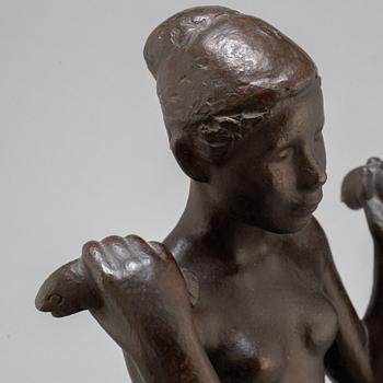 ANSGAR ALMQUIST, sculpture, bronze, signad AA and dated -60 1/8.