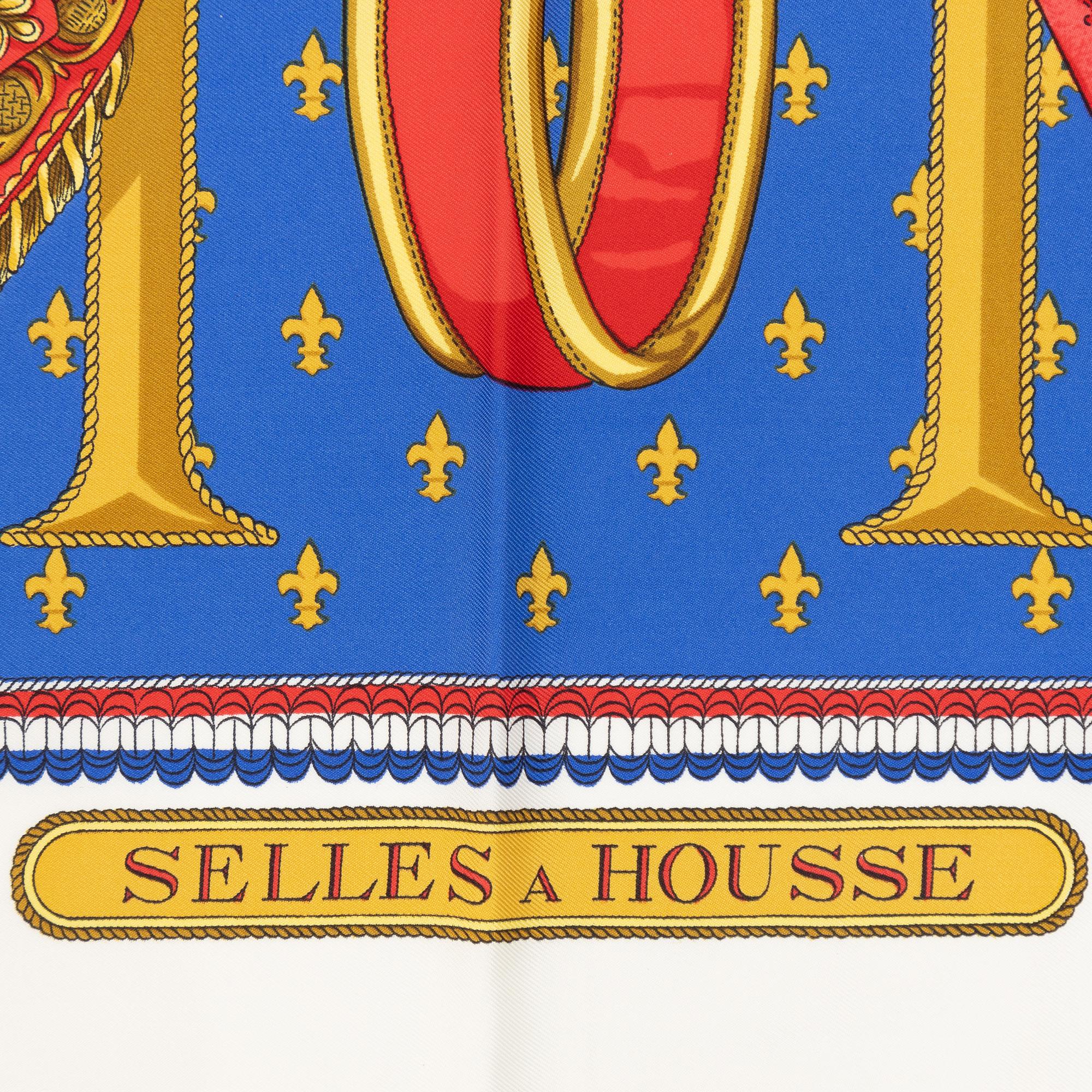 Hermès, scarf, "Selles a Housse".