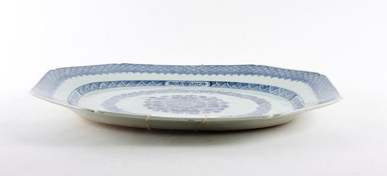 STEKFAT, porslin, Kina, Qianlong 1700-tal.