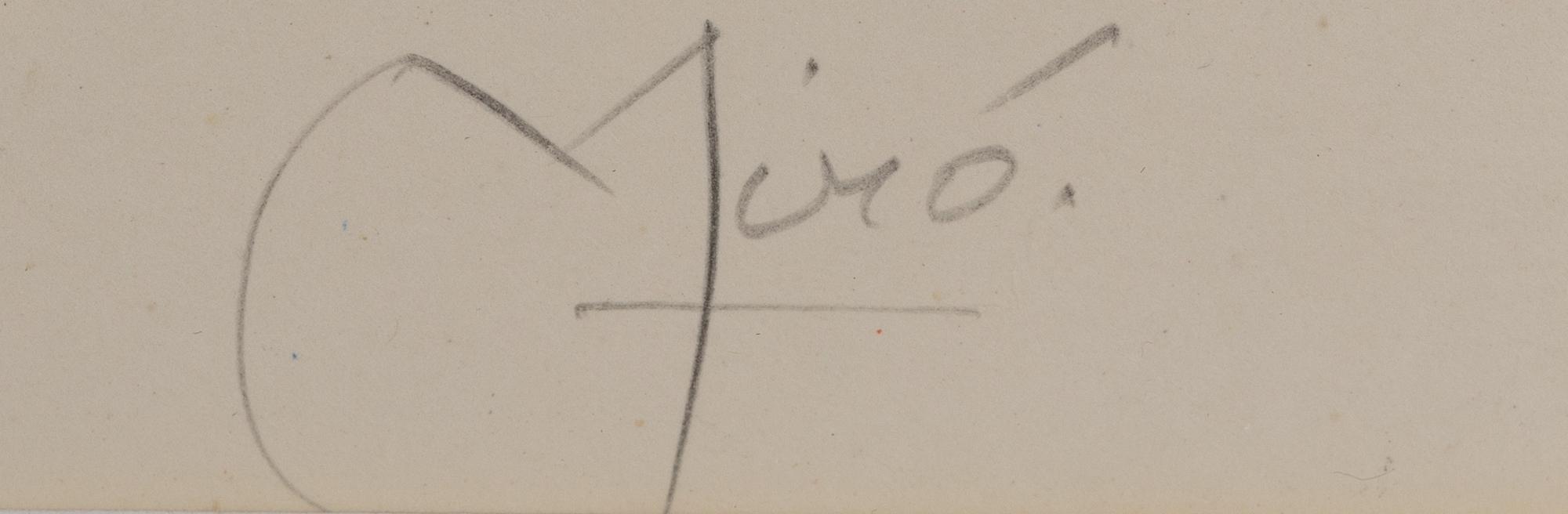Joan Miró, "Papeles De Son Armandans" from: Joan Miró Drawings and Lithographs.