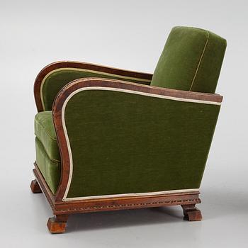 A pair of Swedish Grace armchairs, 1920's/30's.