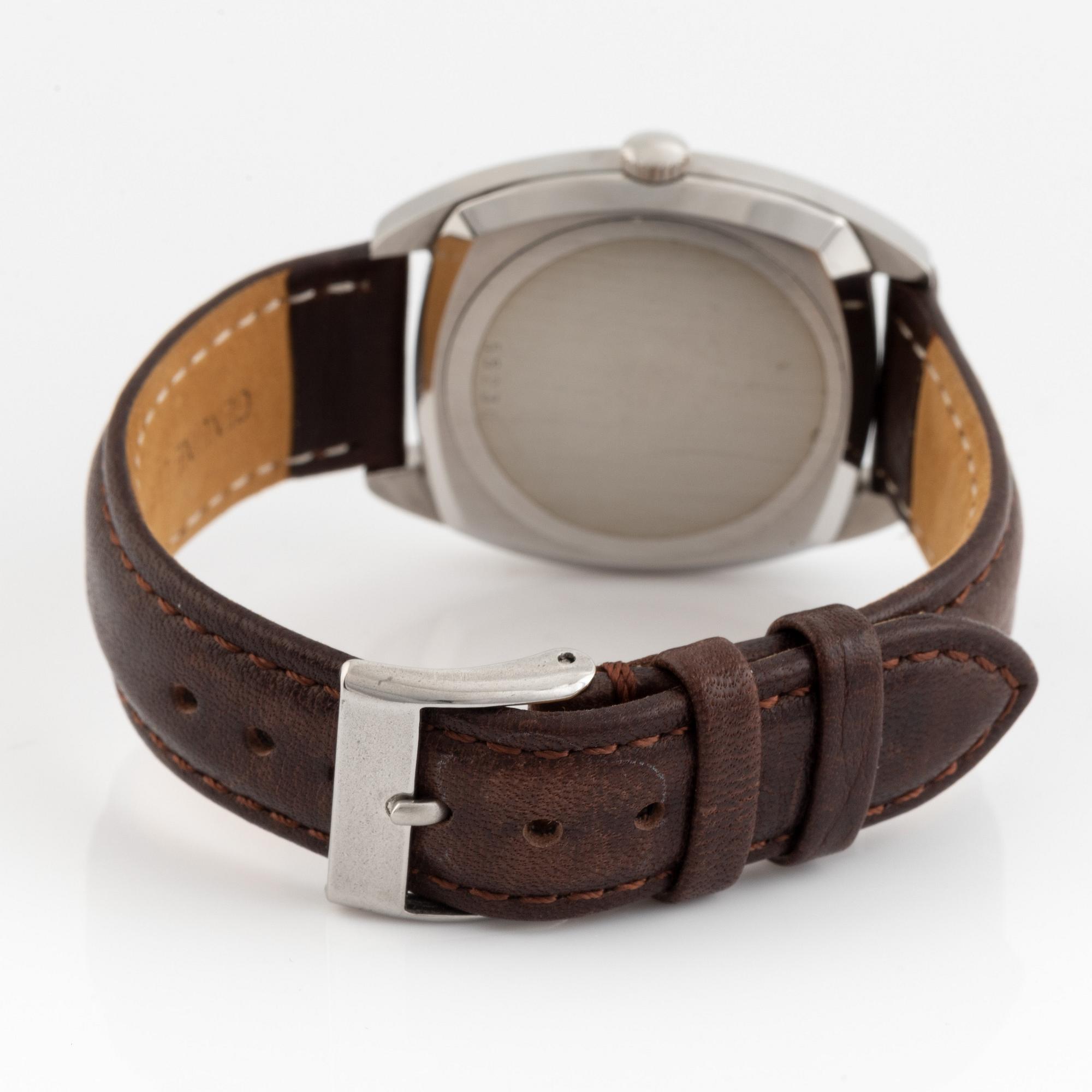 Audemars Piguet, "Tonneau", "Steel Case", wristwatch, 33,5 mm.