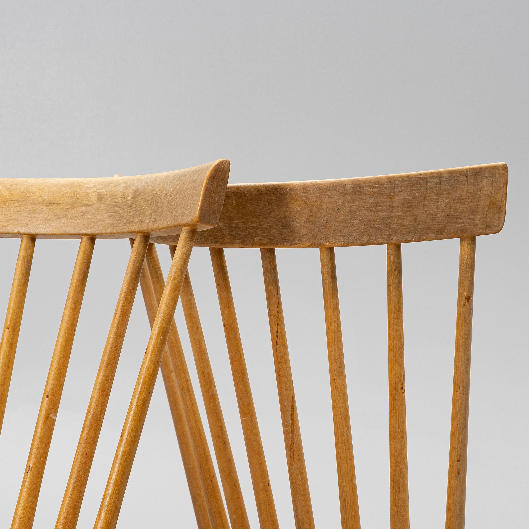 Carl Malmsten, stolar, 4 st, "Lilla Åland", Stolab, 1999.