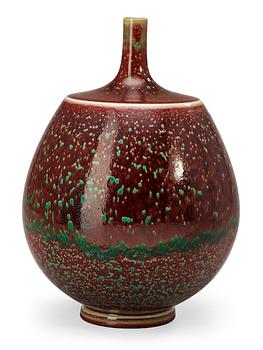 809. A Berndt Friberg stoneware vase, Gustavsbergs Studio 1965.