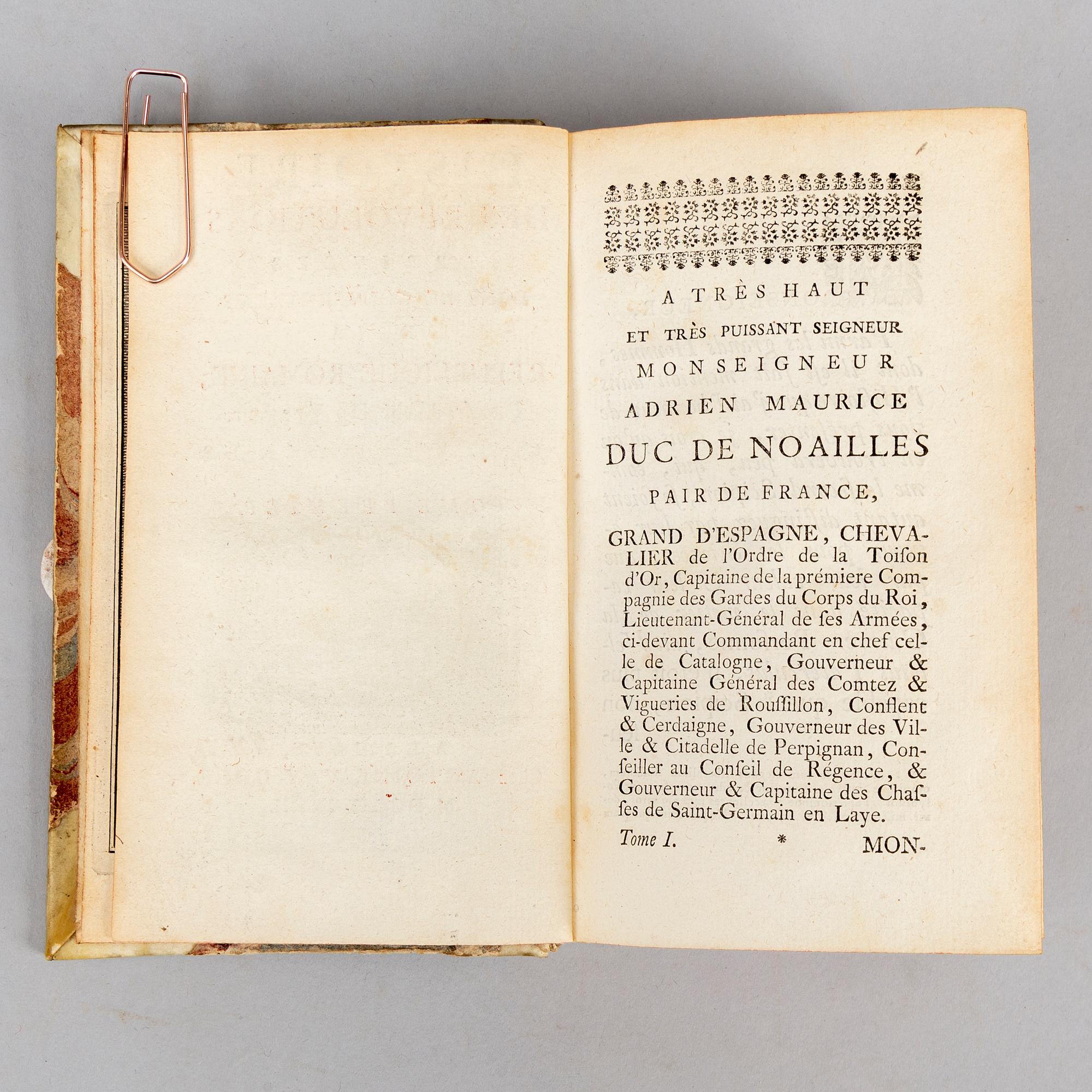 Romersk historia, proveniens bl. a. Warner Groen (1770-1834) (4 vol).