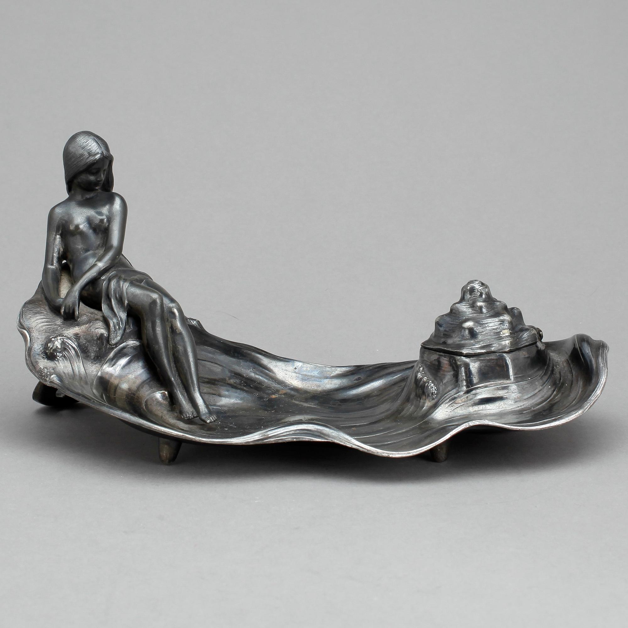 BLÄCKSTÄLL, nysilver, jugend, WMF, 1900-talets början.