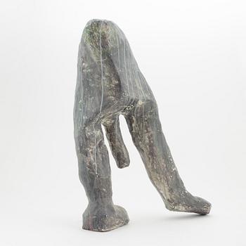 Carl Johan De Geer, sculptur, painted papier mache, signed and dated 1996.