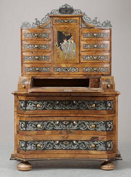 An 18th century German cupboard (extensive alterations, additions).