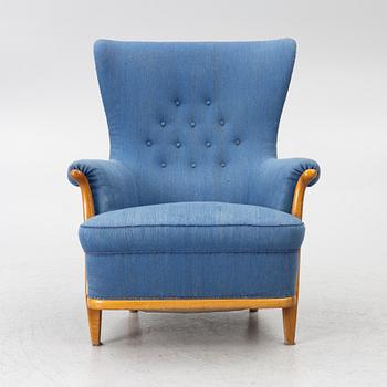 Gustav Allert, armchair, Svensk Hemslöjd, 1940s.