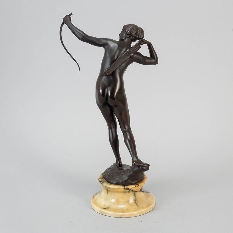 UNKNOWN ARTIST, sculpture, bronze, signed Valenin.