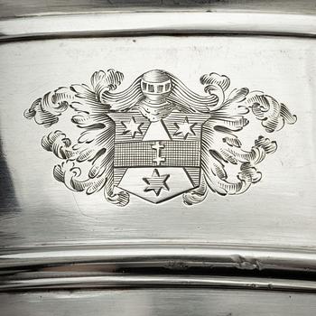 A pair of Swedish 18th century silver wine coolers, marks of Pehr Zethelius, Stockholm 1793.