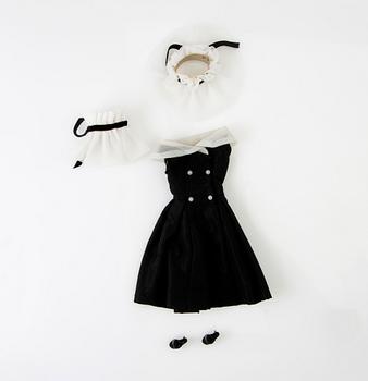 Barbie clothes 4 sets. Vintage, including "Busy Morning" Mattel 1963, "Winter Holiday", Mattel 1959-63.