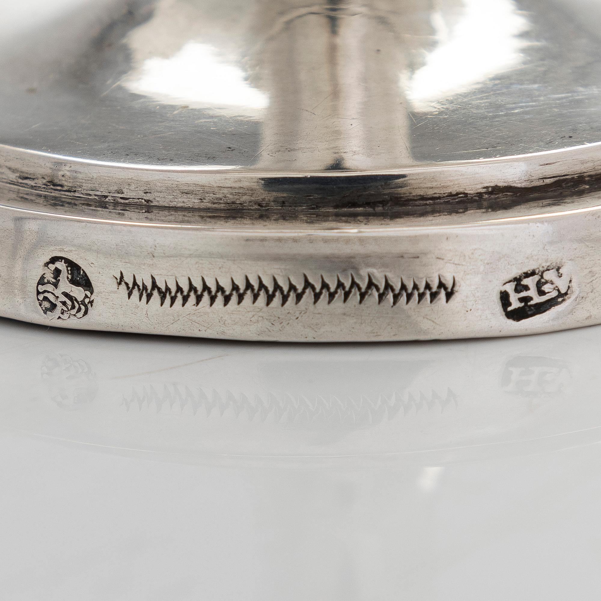 Joseph Hirschvogel, A silver cream jug, silver, Stuttgart around 1800.